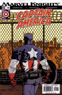Cover Thumbnail for Captain America (Marvel, 2002 series) #22 [Direct Edition]