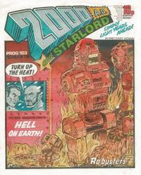 Cover Thumbnail for 2000 AD and Starlord (IPC, 1978 series) #103