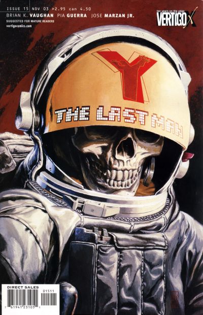 Cover for Y: The Last Man (DC, 2002 series) #15