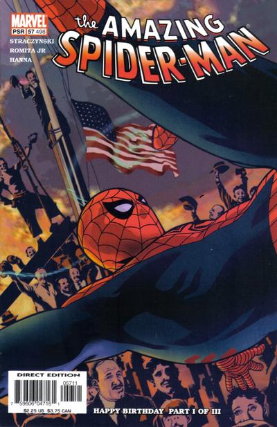 Cover for The Amazing Spider-Man (Marvel, 1999 series) #57 (498) [Direct Edition]