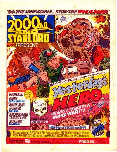 Cover for 2000 AD and Starlord (IPC, 1978 series) #88