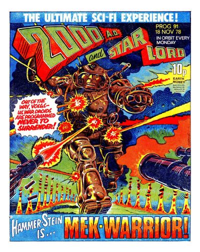 Cover for 2000 AD and Starlord (IPC, 1978 series) #91