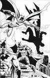 Cover Thumbnail for Detective Comics (2011 series) #1000 [Dynamic Forces Exclusive Dan Jurgens & Kevin Nowlan Wraparound Black and White Virgin Cover]
