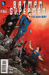 Cover for Batman / Superman (DC, 2013 series) #2 [Second Printing]
