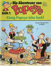 Cover for Die Abenteuer von Popeye (Egmont Ehapa, 1975 series) #7 - König Popeye lebe hoch!