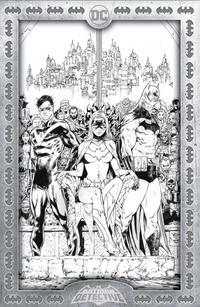 Cover Thumbnail for Detective Comics (DC, 2011 series) #1027 [Torpedo Comics Tony S. Daniel Black and White Variant Cover]