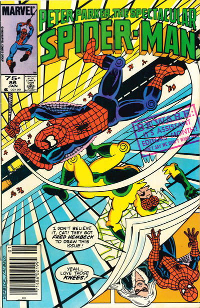 Cover for The Spectacular Spider-Man (Marvel, 1976 series) #86 [Canadian]