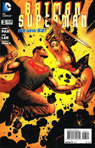 Cover for Batman / Superman (DC, 2013 series) #3 [Pat Gleason / Mick Gray Cover]