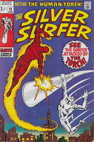 Cover for The Silver Surfer (Marvel, 1968 series) #15 [British]