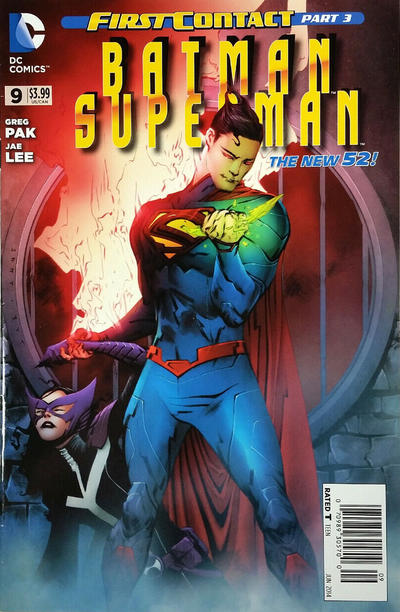 Cover for Batman / Superman (DC, 2013 series) #9 [Newsstand]