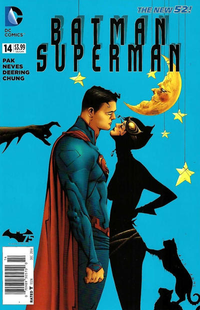 Cover for Batman / Superman (DC, 2013 series) #14 [Newsstand]