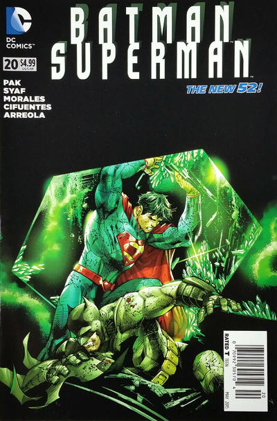 Cover for Batman / Superman (DC, 2013 series) #20 [Newsstand]