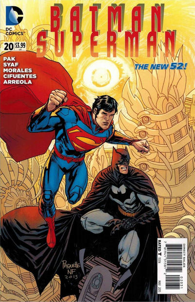 Cover for Batman / Superman (DC, 2013 series) #20 [Yanick Paquette Cover]
