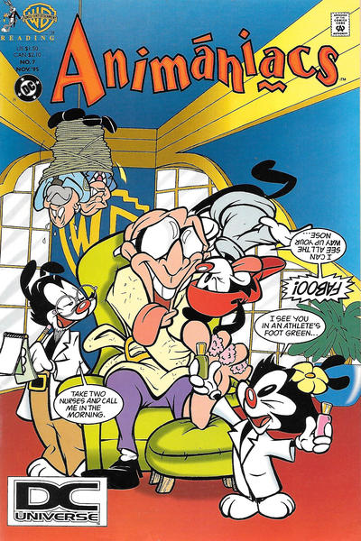 Cover for Animaniacs (DC, 1995 series) #7 [DC Universe Corner Box]