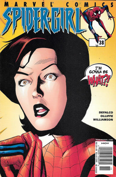 Cover for Spider-Girl (Marvel, 1998 series) #38 [Newsstand]