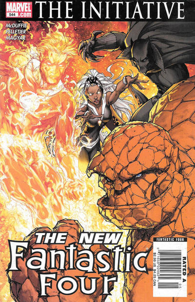 Cover for Fantastic Four (Marvel, 1998 series) #544 [Newsstand]