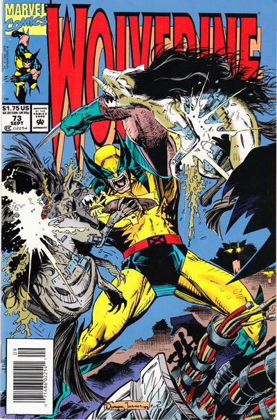 Cover for Wolverine (Marvel, 1988 series) #73 [Newsstand]