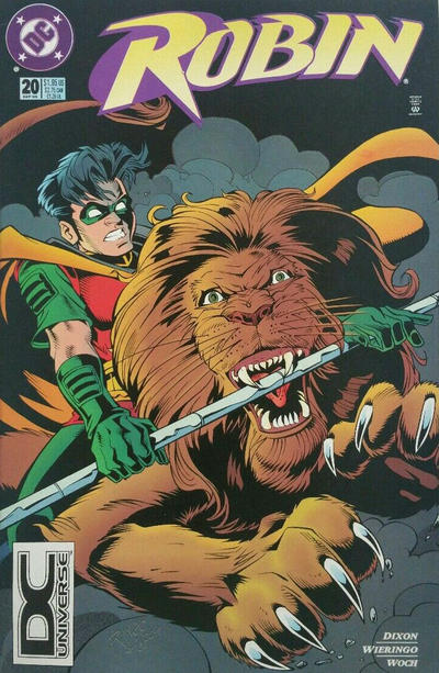 Cover for Robin (DC, 1993 series) #20 [DC Universe Corner Box]