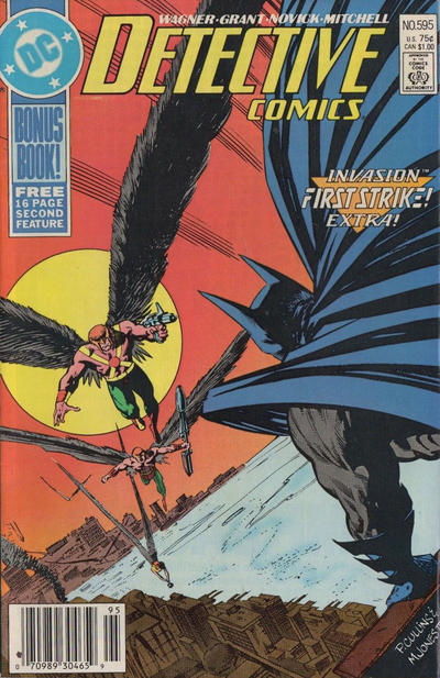Cover for Detective Comics (DC, 1937 series) #595 [Newsstand]