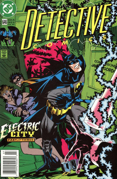 Cover for Detective Comics (DC, 1937 series) #646 [Newsstand]