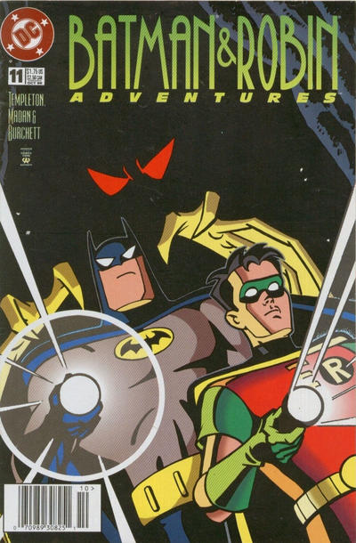 Cover for The Batman and Robin Adventures (DC, 1995 series) #11 [Newsstand]