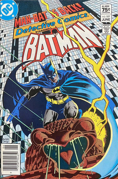 Cover for Detective Comics (DC, 1937 series) #527 [Canadian]