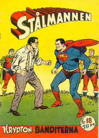 Cover Thumbnail for Stålmannen (Centerförlaget, 1949 series) #18/1954