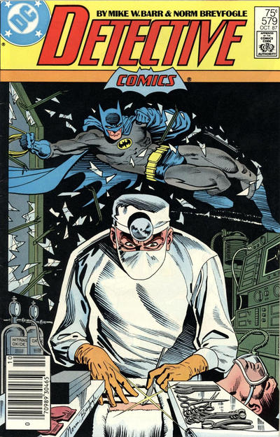 Cover for Detective Comics (DC, 1937 series) #579 [Newsstand]