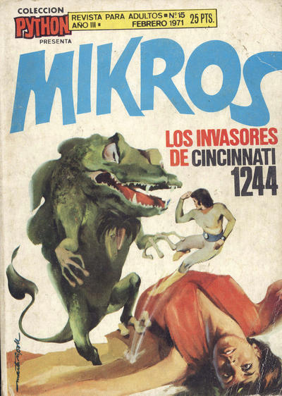 Cover for Python (Ibero Mundial de ediciones, 1969 series) #15