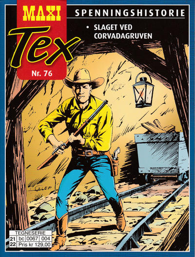 Cover for Maxi Tex (Hjemmet / Egmont, 2008 series) #76 - Slaget ved Corvadagruven