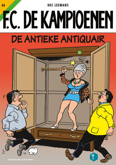 Cover for F.C. De Kampioenen (Standaard Uitgeverij, 1997 series) #44 - De antieke antiquair [Herdruk 2021]