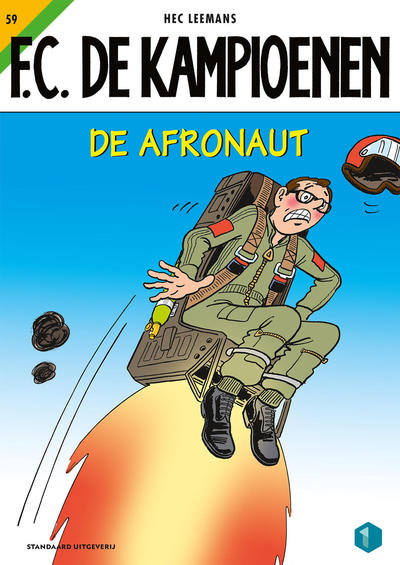 Cover for F.C. De Kampioenen (Standaard Uitgeverij, 1997 series) #59 - De afronaut [Herdruk 2021]