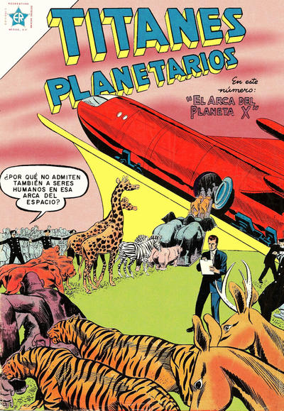 Cover for Titanes Planetarios (Editorial Novaro, 1953 series) #45