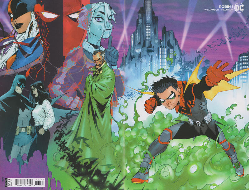 Cover for Robin (DC, 2021 series) #1 [Gleb Melnikov Wraparound Variant Cover]