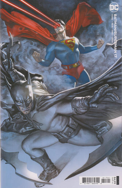 Cover for Batman / Superman (DC, 2019 series) #17 [Rodolfo Migliari Cardstock Variant Cover]