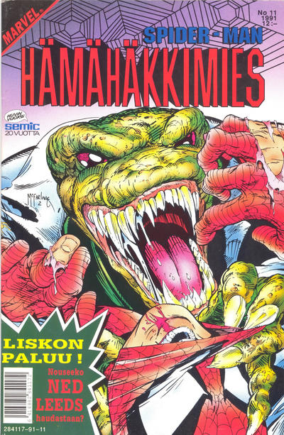 Cover for Hämähäkkimies (Semic, 1980 series) #11/1991