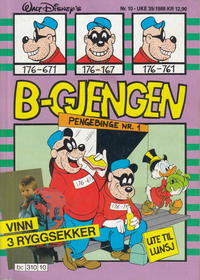 Cover Thumbnail for B-gjengen (Hjemmet / Egmont, 1985 series) #10/1988