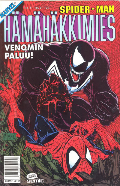 Cover for Hämähäkkimies (Semic, 1980 series) #1/1992