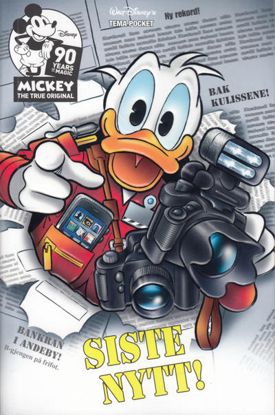 Cover for Donald Duck Tema pocket; Walt Disney's Tema pocket (Hjemmet / Egmont, 1997 series) #[106] - Siste nytt! [Bokhandelutgave]