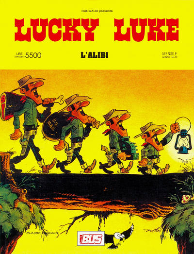 Cover for Lucky Luke (Ideabus srl, 1993 series) #12 - L'alibi