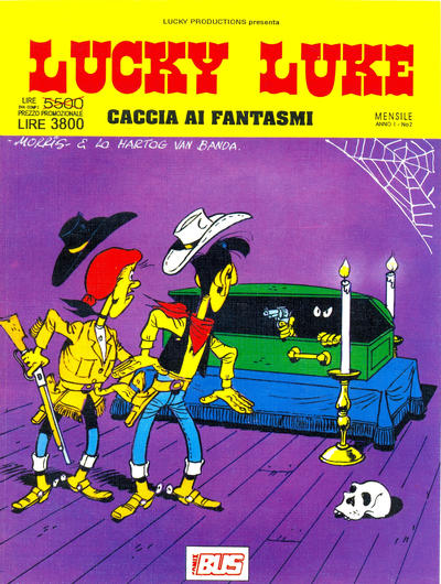 Cover for Lucky Luke (Ideabus srl, 1993 series) #2 - Caccia ai fantasmi