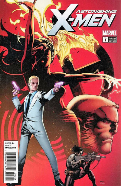 Cover for Astonishing X-Men (Marvel, 2017 series) #7 [Incentive Chris Stevens Cover]