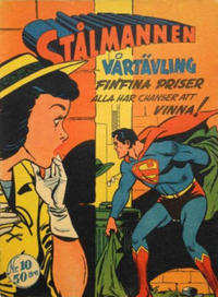 Cover Thumbnail for Stålmannen (Centerförlaget, 1949 series) #10/1956
