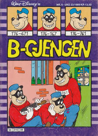 Cover Thumbnail for B-gjengen (Hjemmet / Egmont, 1985 series) #6/1989