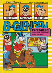 Cover Thumbnail for B-gjengen (Hjemmet / Egmont, 1985 series) #11/1989