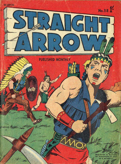 Cover for Straight Arrow Comics (Magazine Management, 1955 series) #38