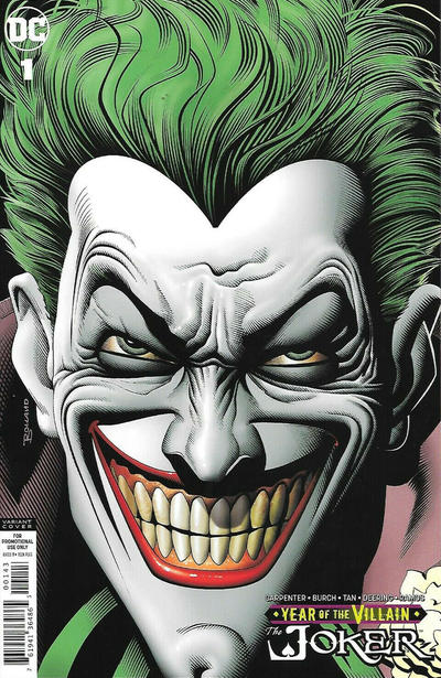 Cover for The Joker: Year of the Villain (DC, 2019 series) #1 [Brian Bolland Retailer Gift Edition]