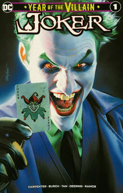 Cover for The Joker: Year of the Villain (DC, 2019 series) #1 [The Comic Mint Mike Mayhew Cover]