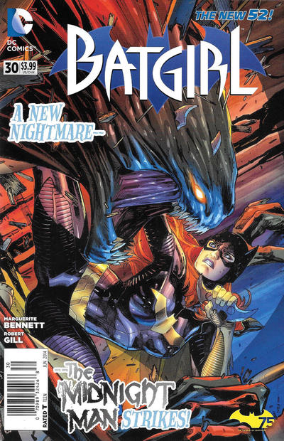 Cover for Batgirl (DC, 2011 series) #30 [Newsstand]