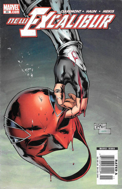 Cover for New Excalibur (Marvel, 2006 series) #23 [Newsstand]